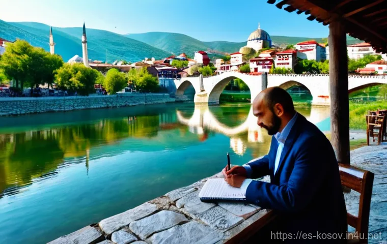 코소보에서 알바니아어 배우기 - **Prompt 1: Bustling Pristina Market Language Exchange**
    "A vibrant and bustling open-air market...