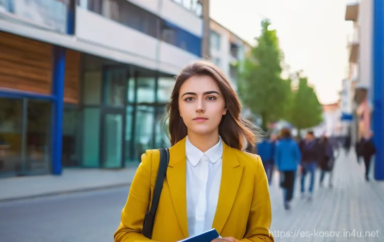 코소보 실업률 - **Prompt 1: The Aspiring Graduate's Crossroads**
    A young Kosovar woman, in her early twenties, s...