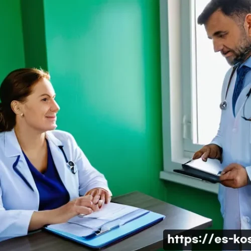 코소보 의료 서비스 - **Prompt: Public Healthcare Transformation in Kosovo**
    "A compassionate female doctor in her lat...